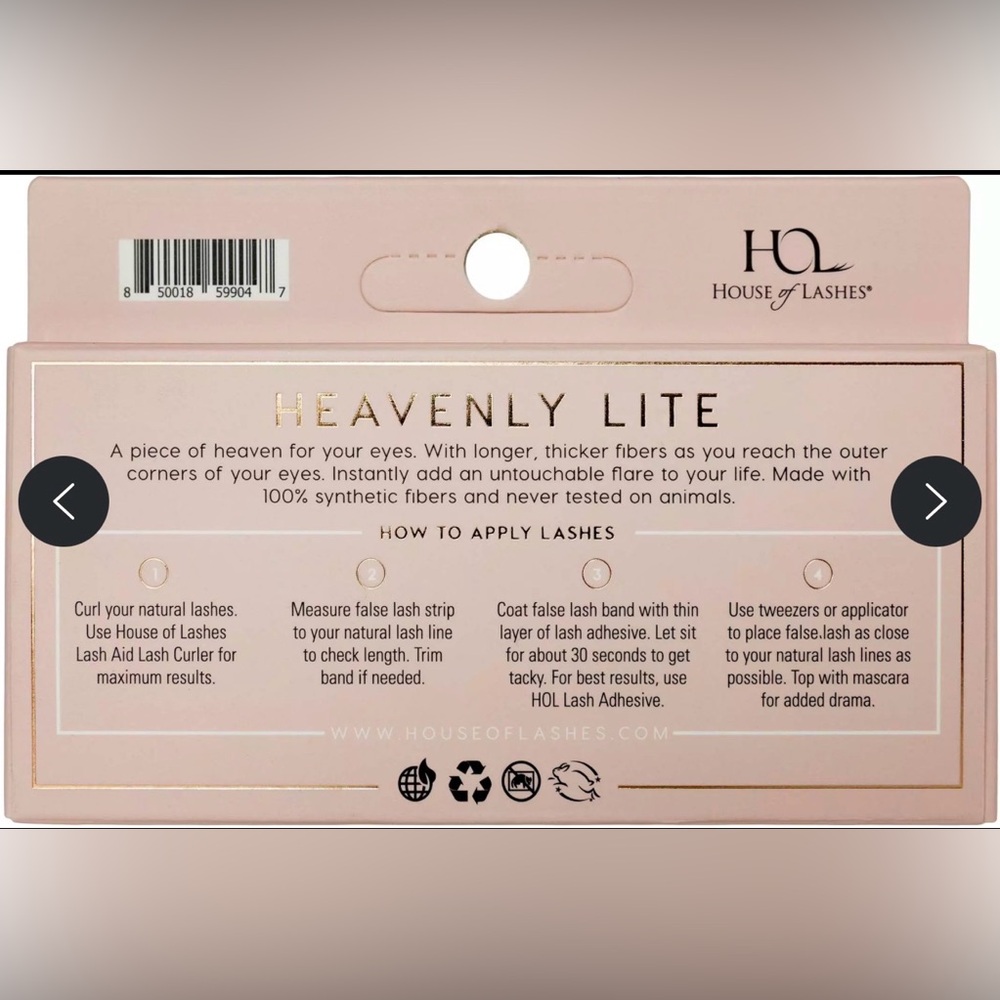 House of Lashes Heavenly Lite False Eyelashes - Picture 2 of 8